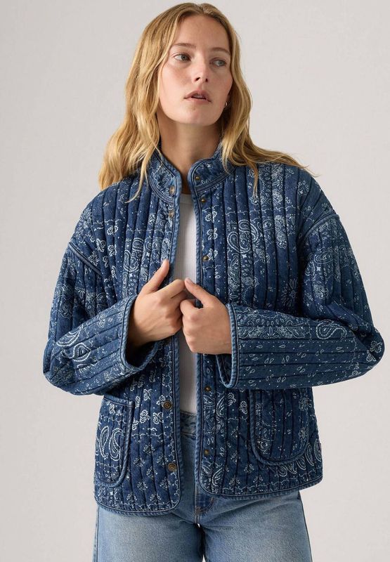 LEVI'S - Liner Jacket - Gewatteerde Jas - Blauw Denim