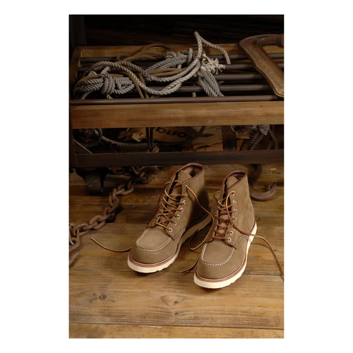 Red Wing Boots Moc Toe | Olive