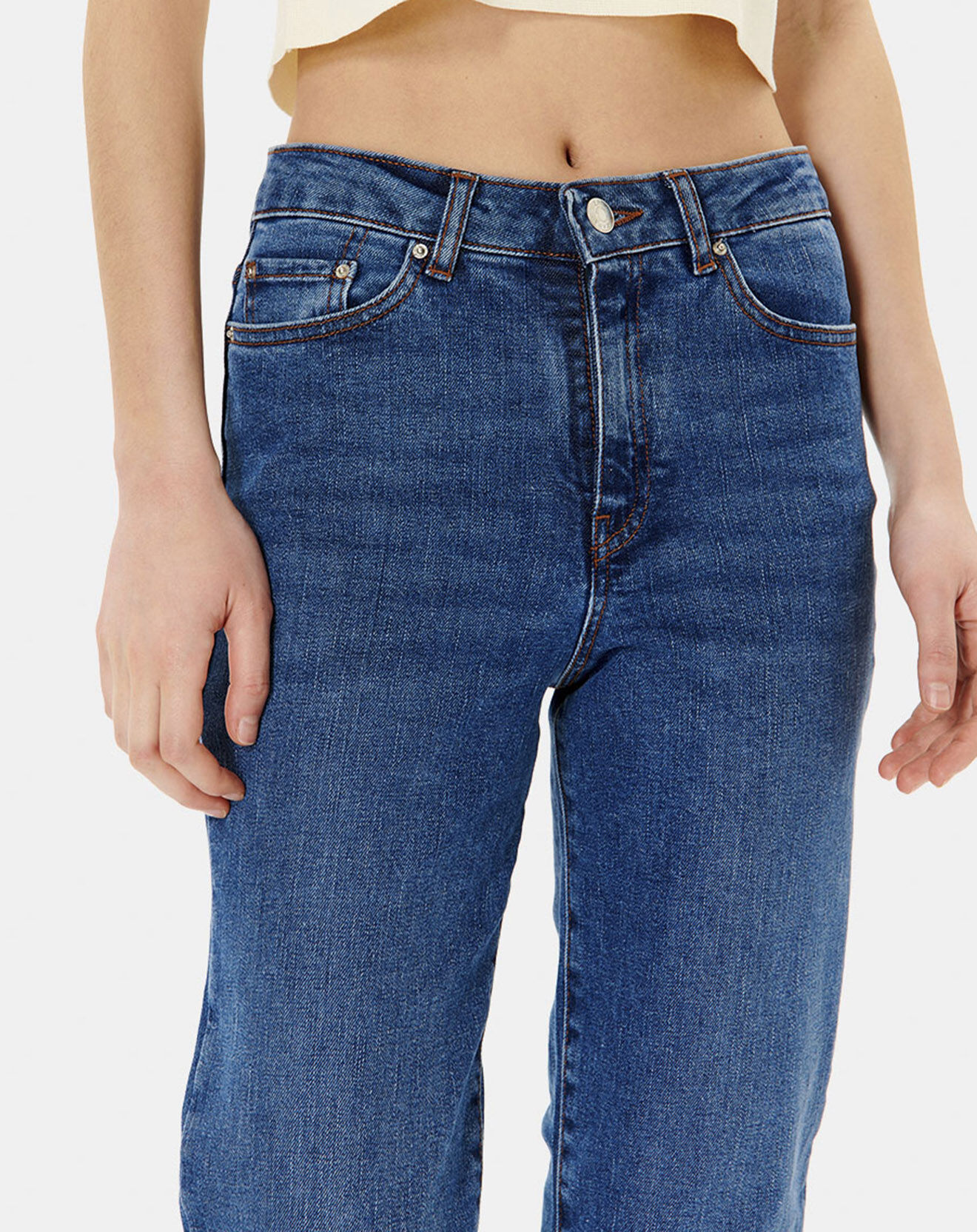 Zapa Jean Jstraight stone