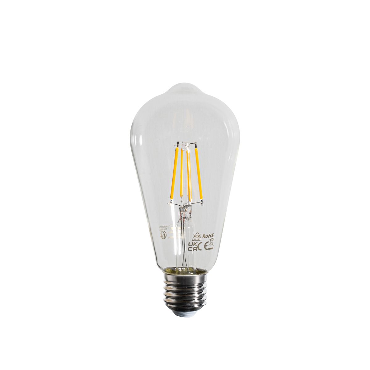 E27 LED lamp filament ST64 helder 4W 470 lm 2700K