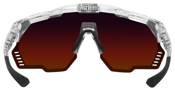 Scicon Sports Aeroshade Kunken Lunettes De Soleil De Performance Sportive (Scnpp Multimorror Rouge/Briller)
