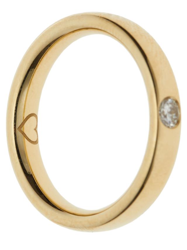 Solitär-Ring, Brillant, Gold 585, poliert