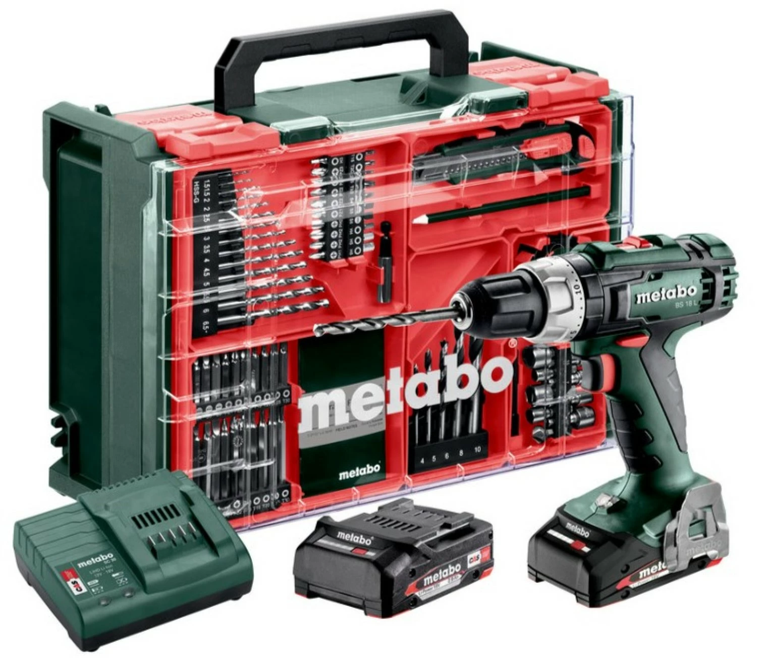 Metabo BS 18 L Set 18V Li-Ion accu boor-/schroefmachine set in koffer