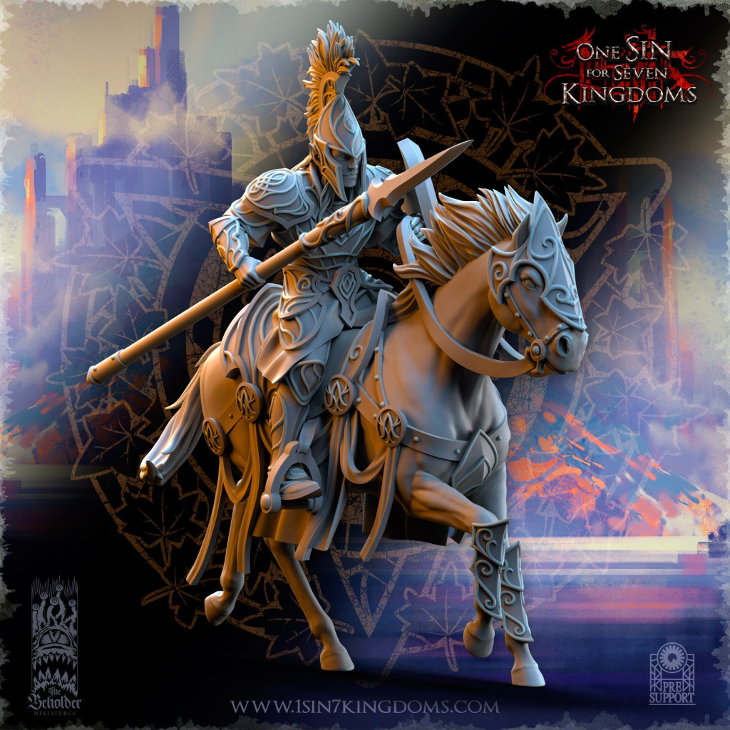 The Beholder Miniatures - Elfes - Cavalerie