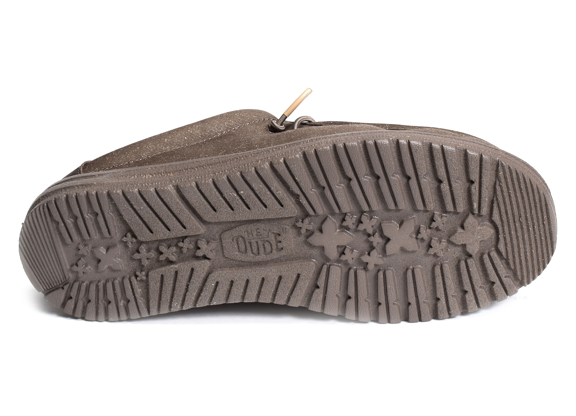 Wally slip canvas marron