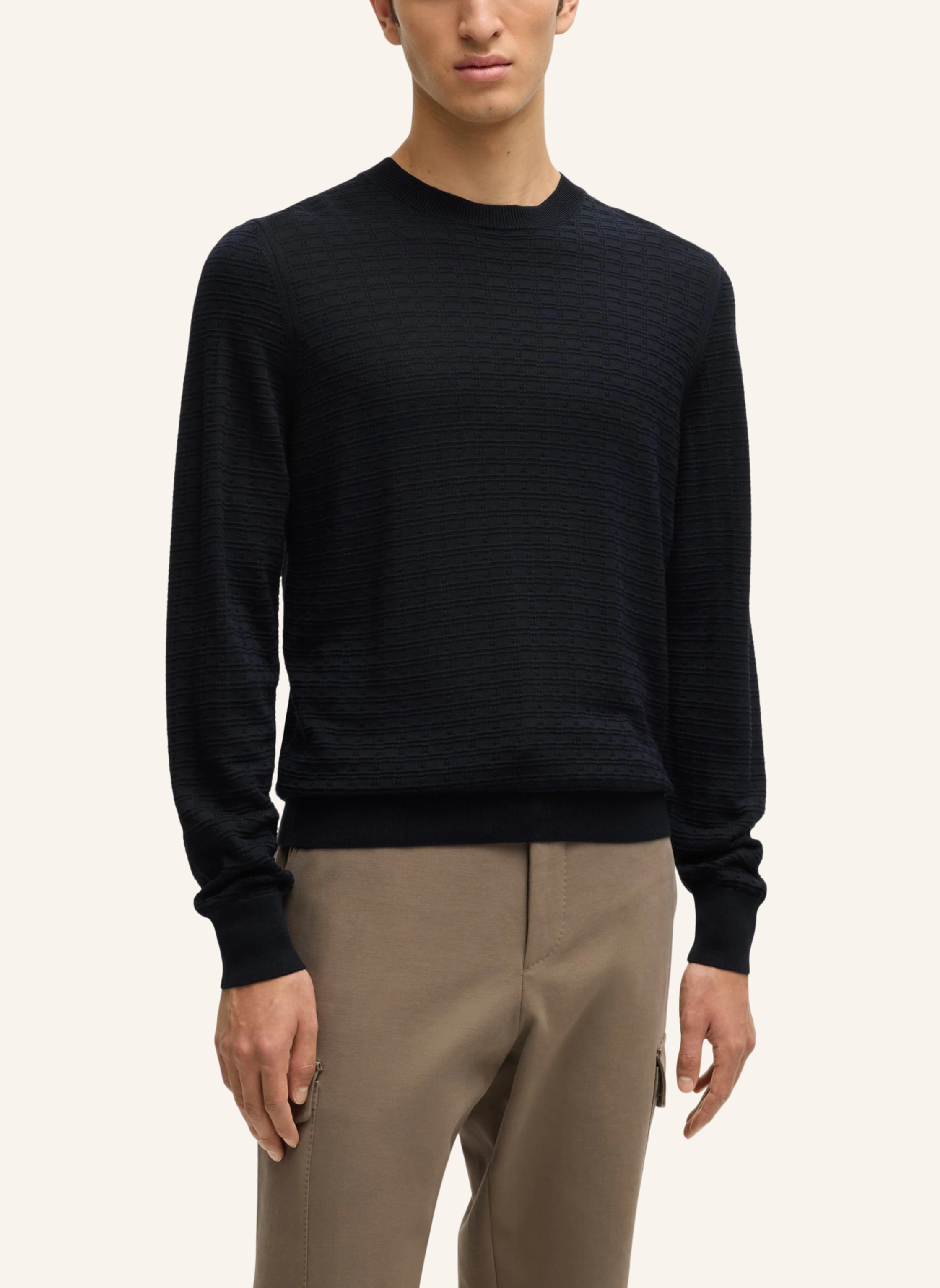 BOSS Pullover L-BANIEL Regular Fit