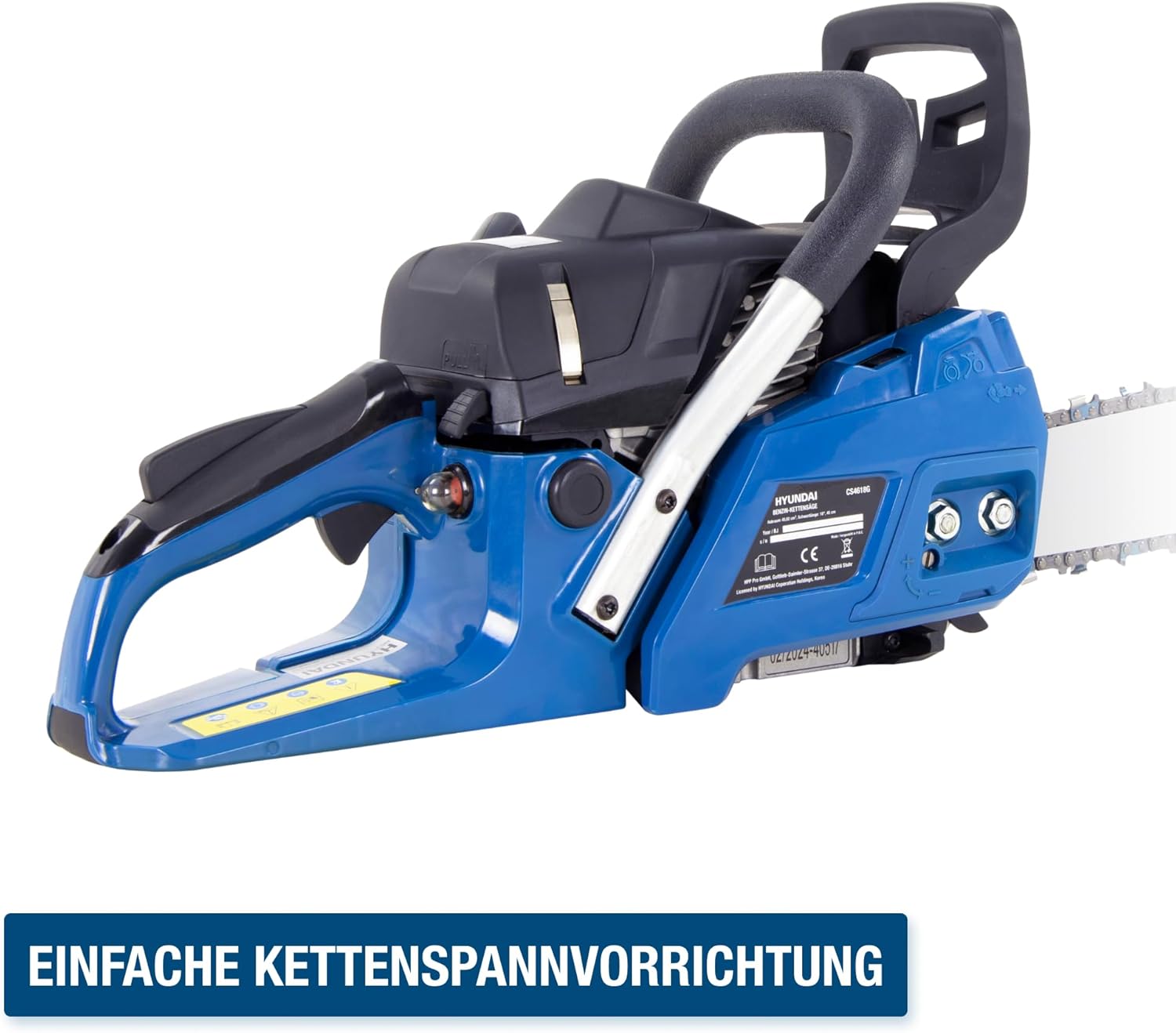 HYUNDAI Benzin-Kettensäge CS4618G | 45 cm/18