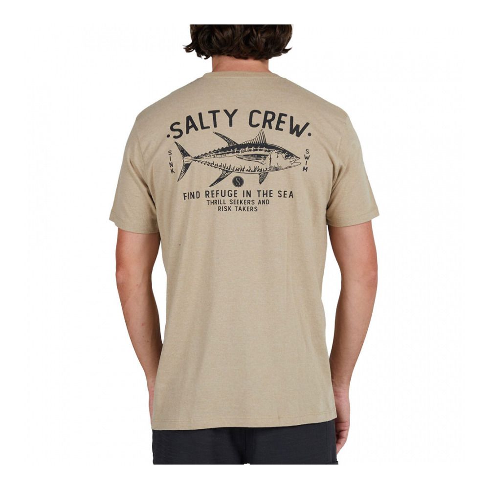 Salty Crew MARKET STANDARD - Tee-shirt Homme khaki heather