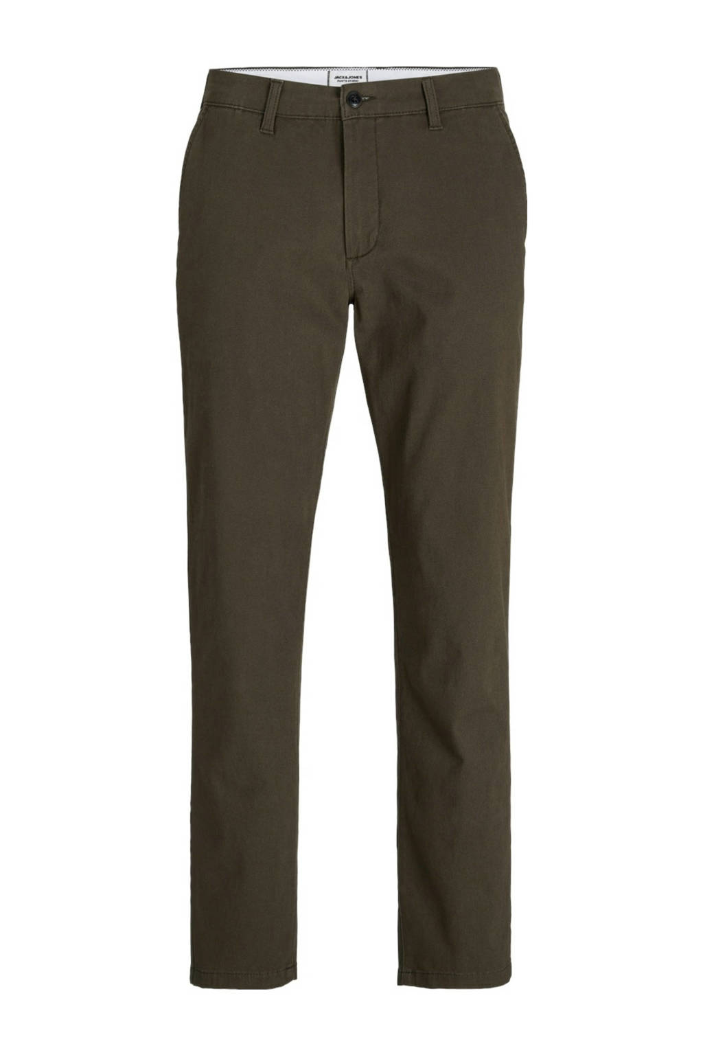 JACK & JONES regular fit broek JPSTMARCO JJDAVE donkerbruin