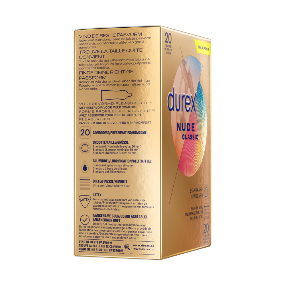 Durex Condooms Nude 20 stuks