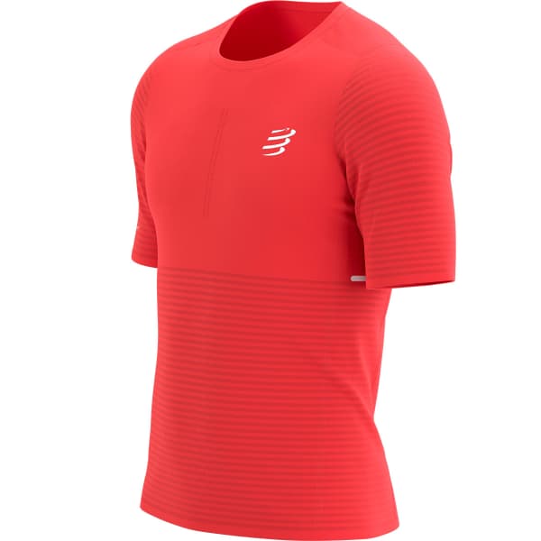 T-shirt COMPRESSPORT PRO RACING SS TSHIRT M FLUO RED