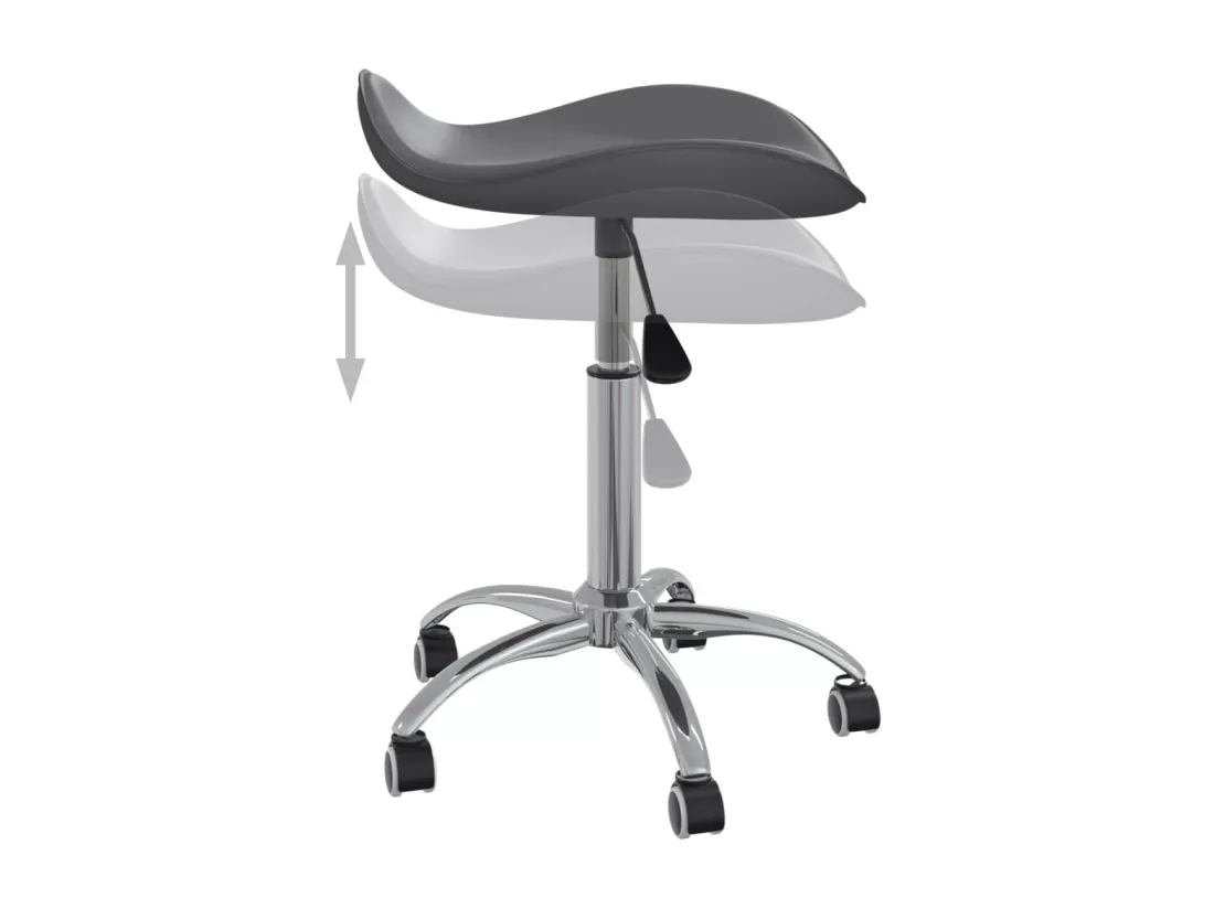 Chaise de bureau Gris Similicuir