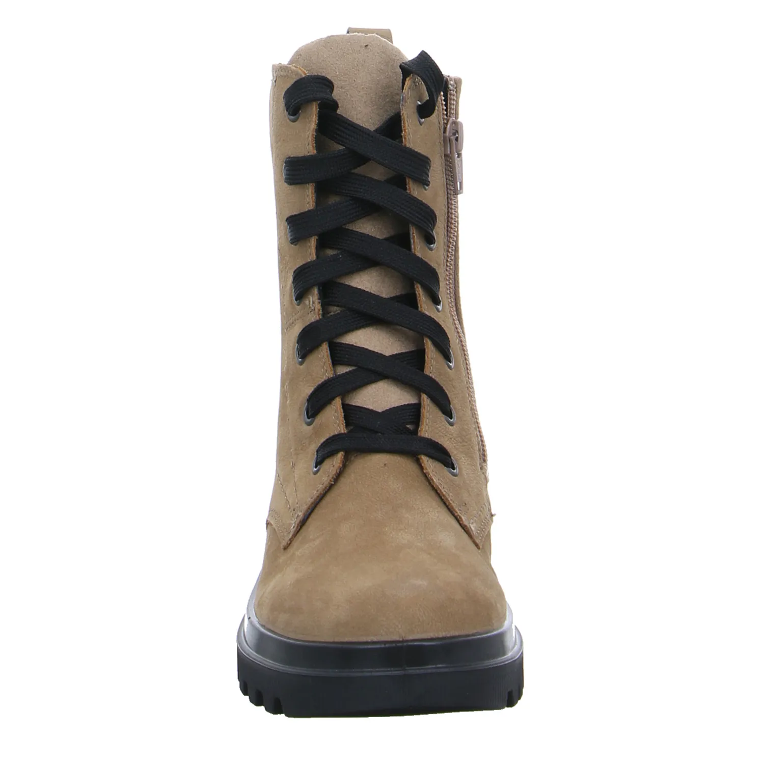 SUPERFIT Mädchen-Winter-Bottine Taupe Textil  Stiefel