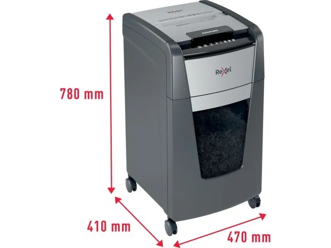 Makulator Rexel Optimum AutoFeed  225X krydsmakulering 4x25 mm (P-4)