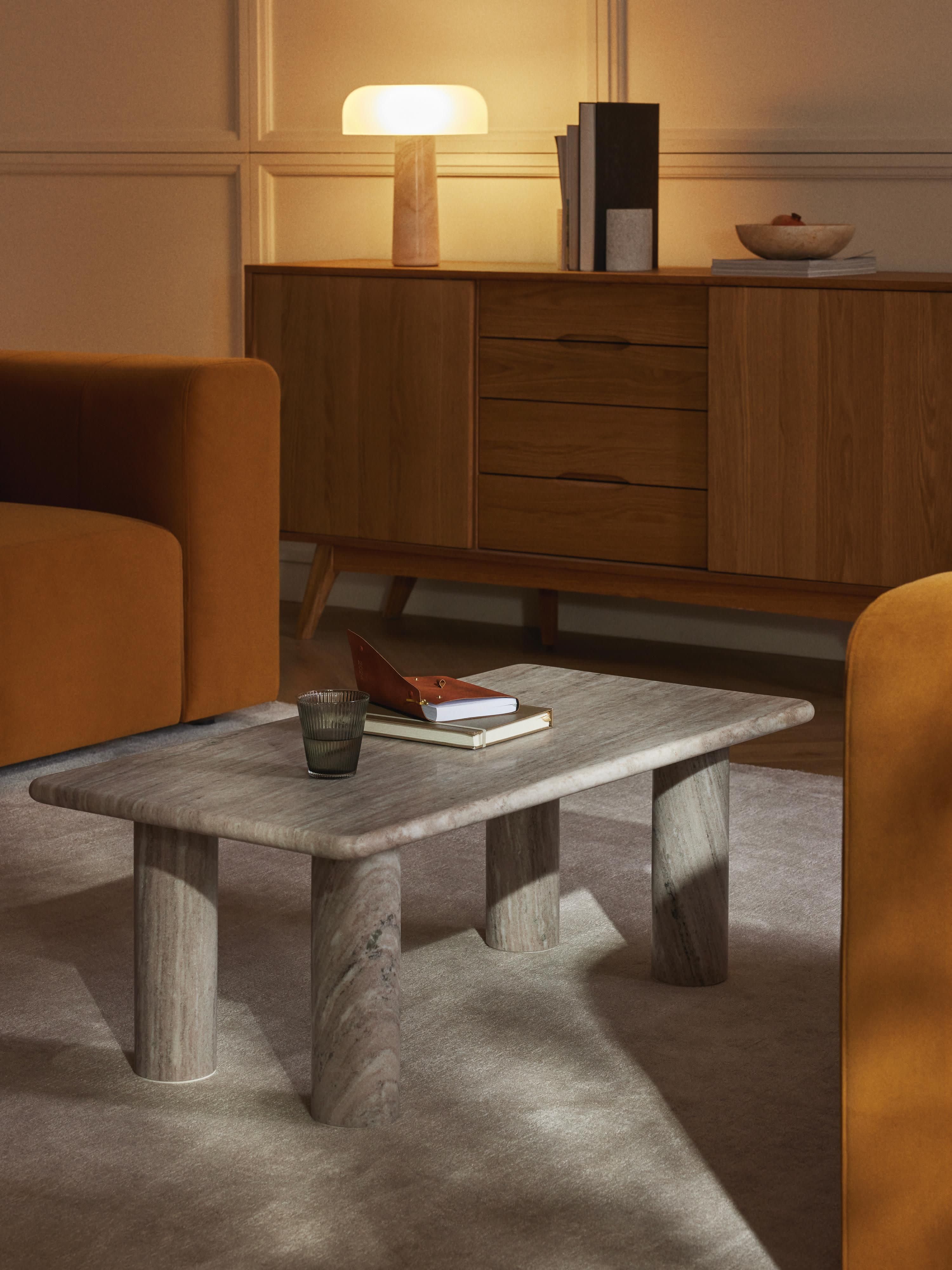Marmeren salontafel Mabel