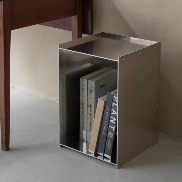 Frama - Rivet Box Beistelltisch, Aluminium