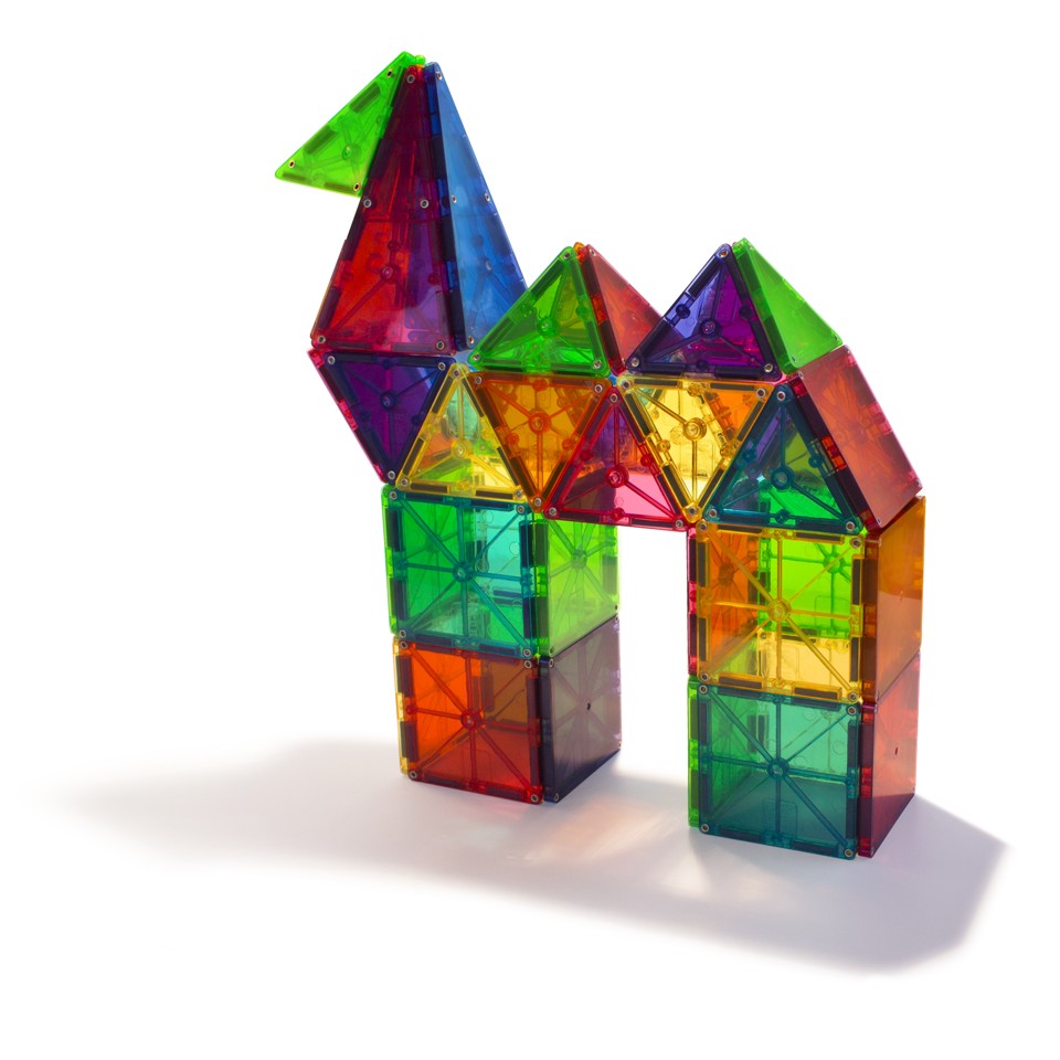 Magna-Tiles - Transparente Farver - 100 brikker