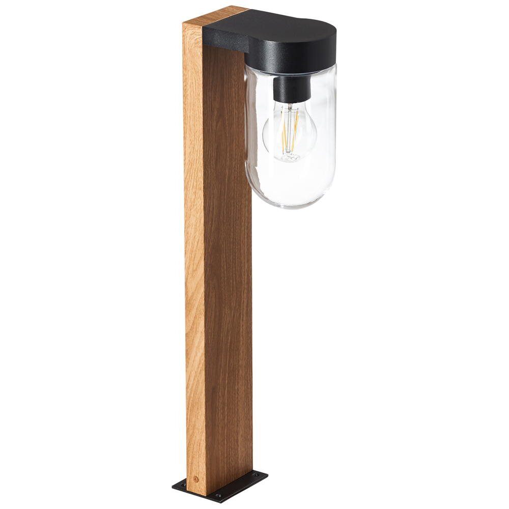 Cabar padverlichting in natuurlijk donker en zwart E27 IP44