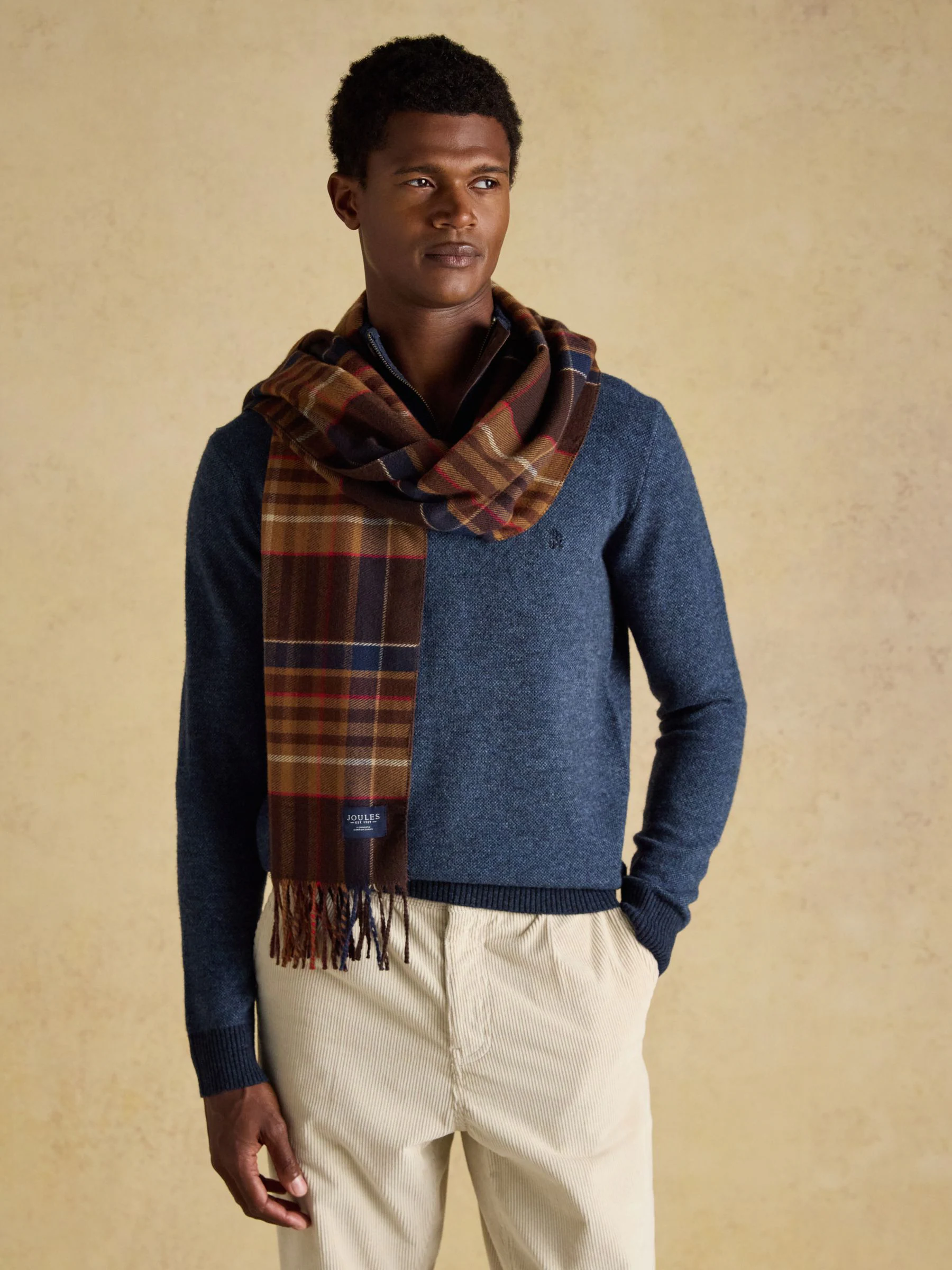 Bruin - Joules Langtree Check Scarf