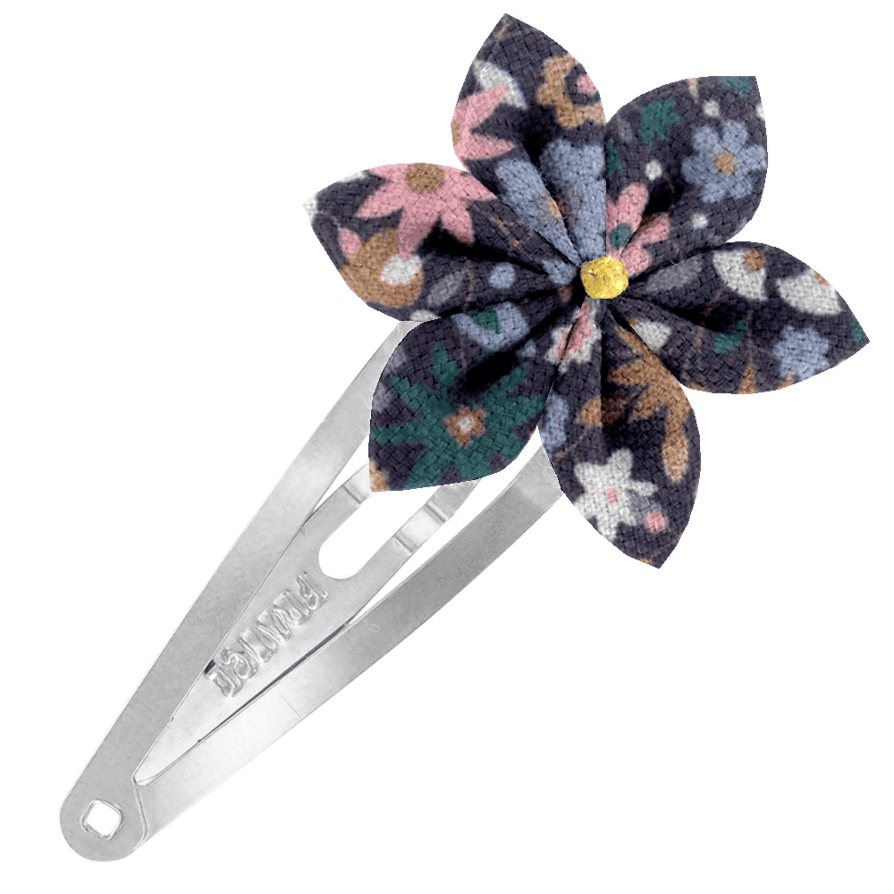 Barrette Clic-Clac Fleur Étoile Seventies