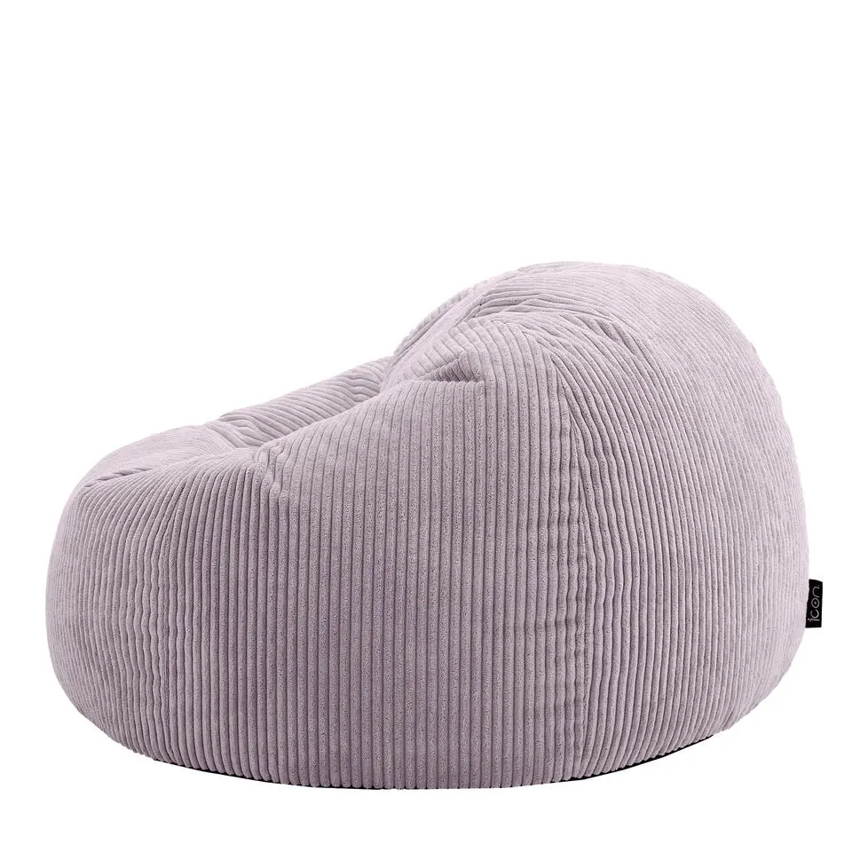 Set van 2 icon Zitzak Kingston - Corduroy Zitzak Volwassenen - Paars