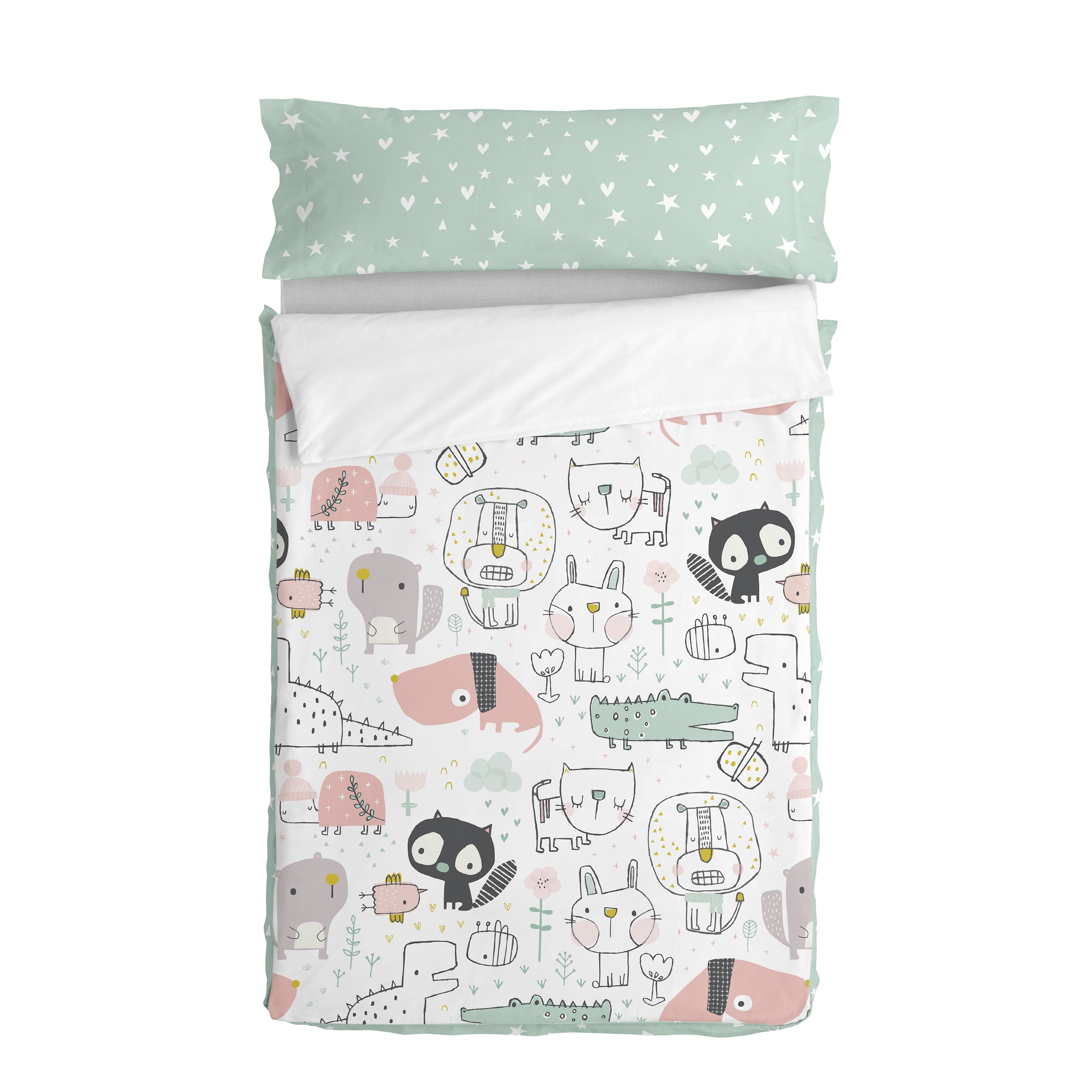 Best buddies Noordse tas Moshi Moshi, Veelkleurig, 100% Katoen (buitenkant) 100% Polyester (vulling), de kwaliteit van 150 TC