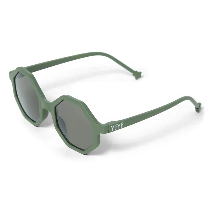YEYE Lunettes de Soleil | Vert kaki