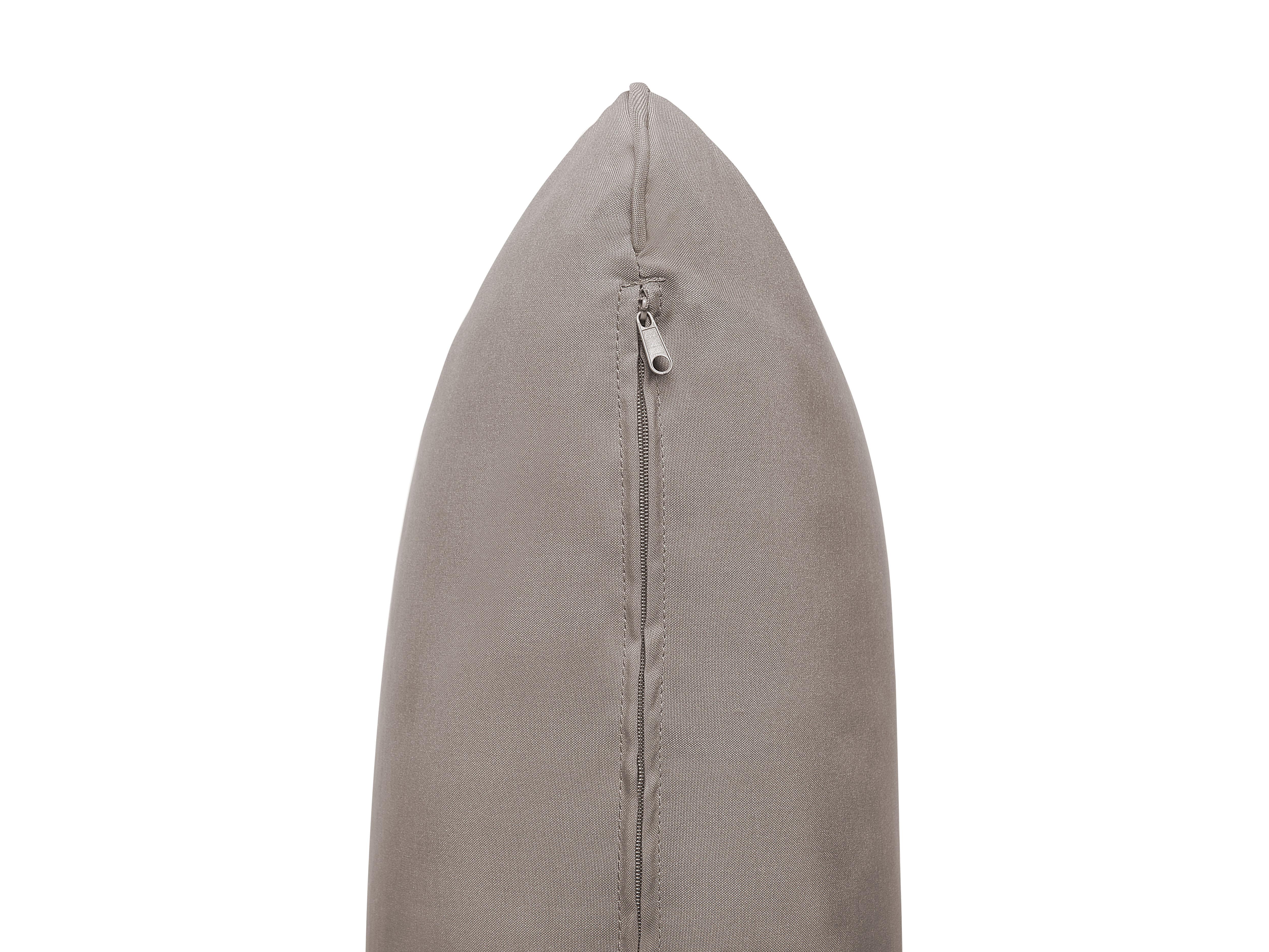 Tuinbank met zitkussen PORTICI 210 cm Eucalyptushout Lichtbruin/taupe