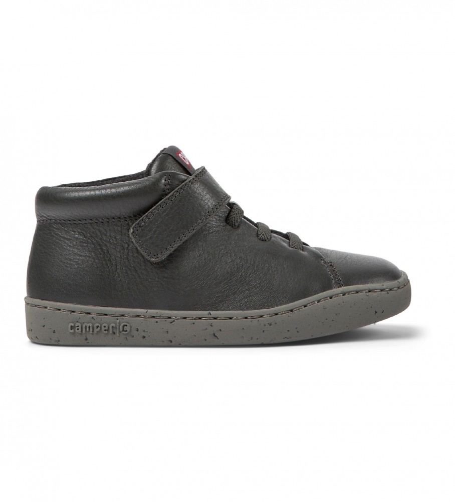 Botas de cano curto Camper Gray Peu Touring em couro