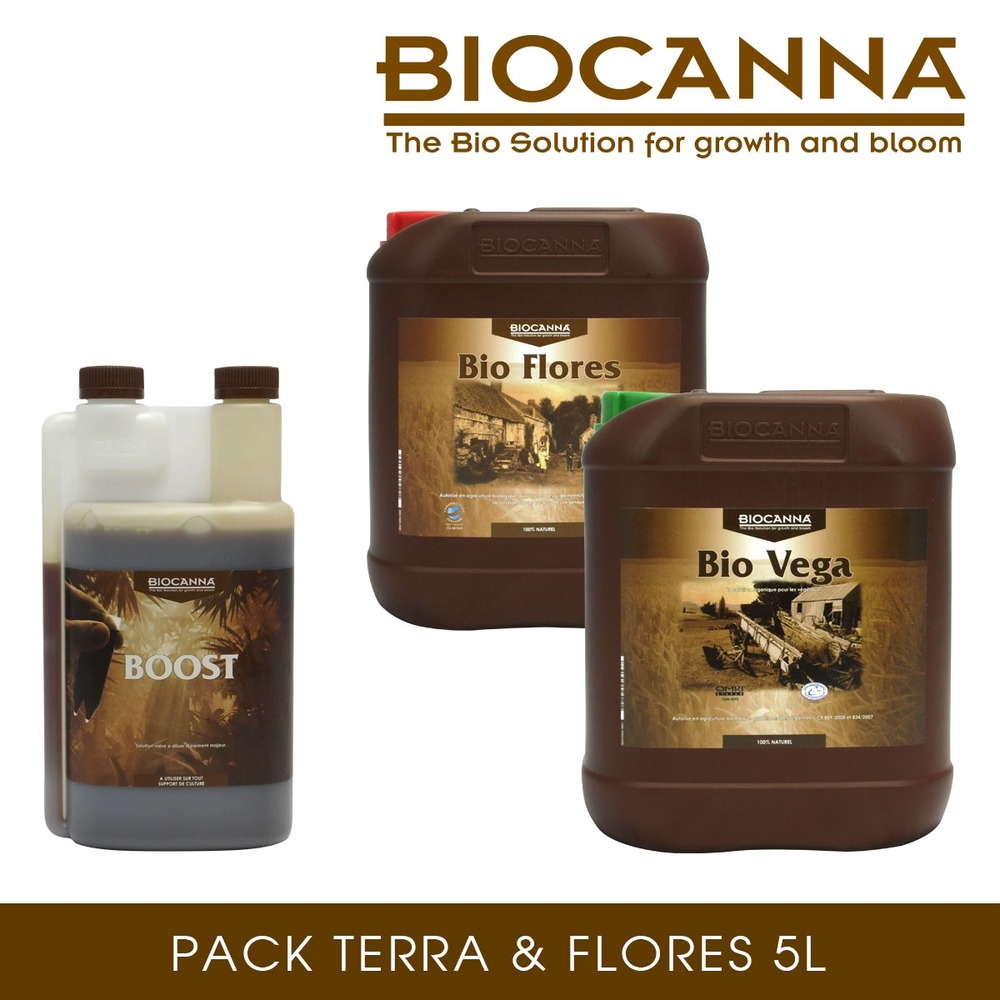 Pack engrais bio vega & flores 5 litres