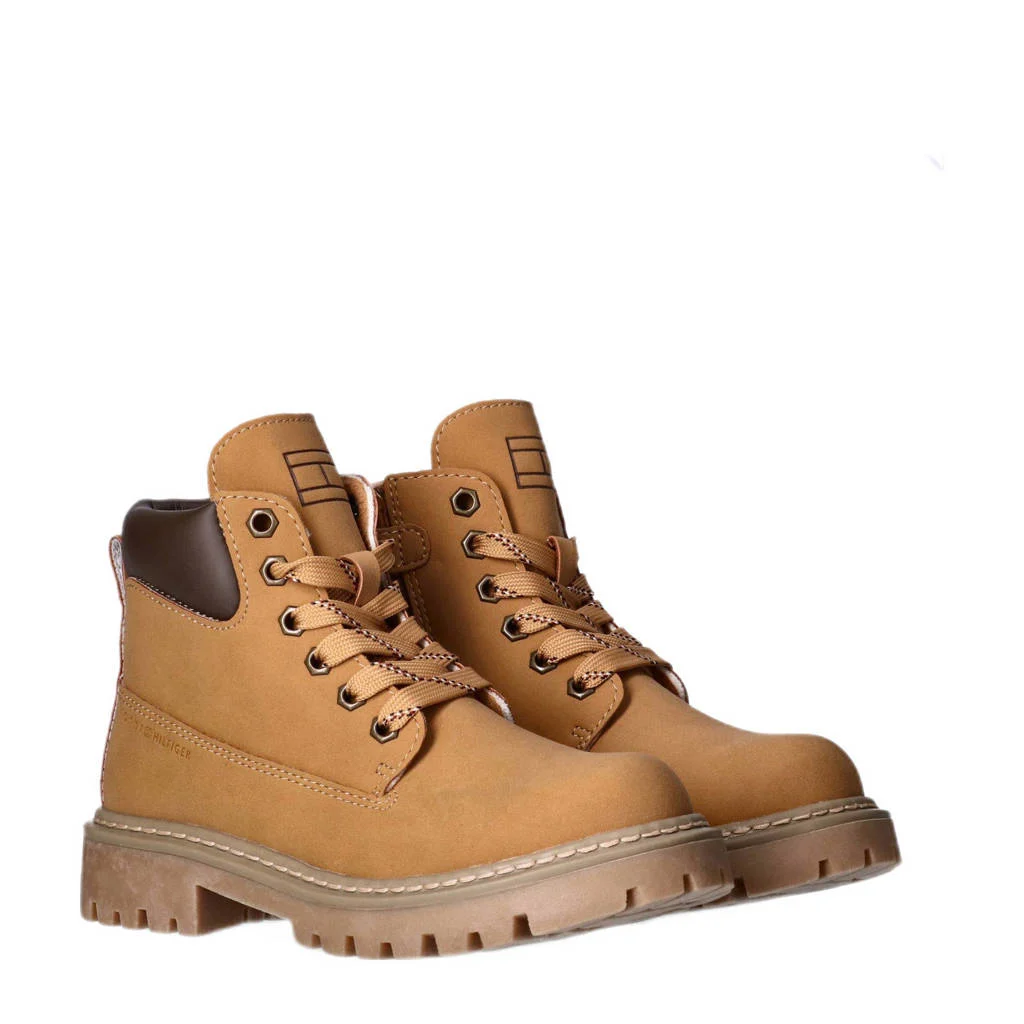 Tommy Hilfiger veterboots bruin