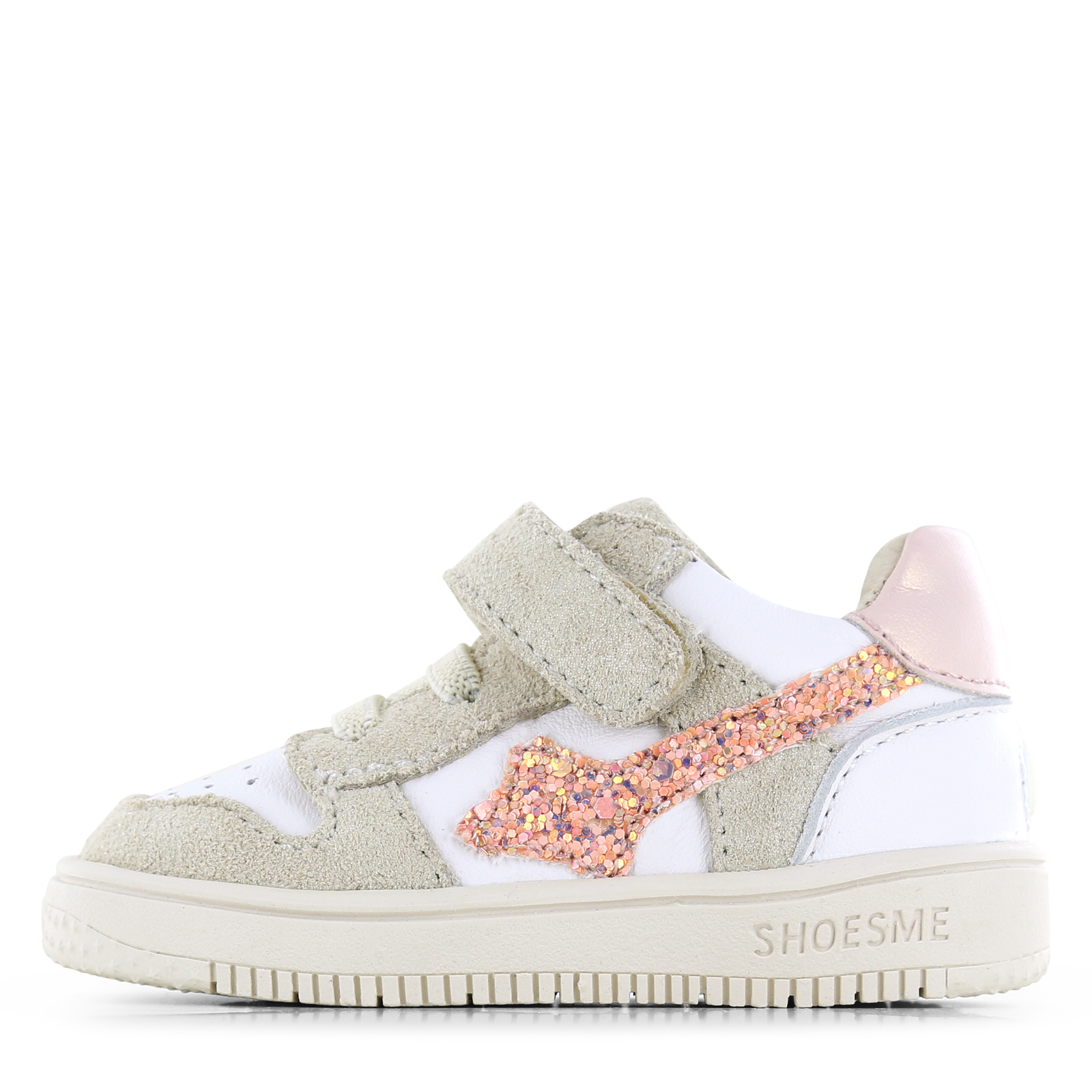 Shoesme beige sneakertje Microfiber leer, Suède | Meisjes schoenen