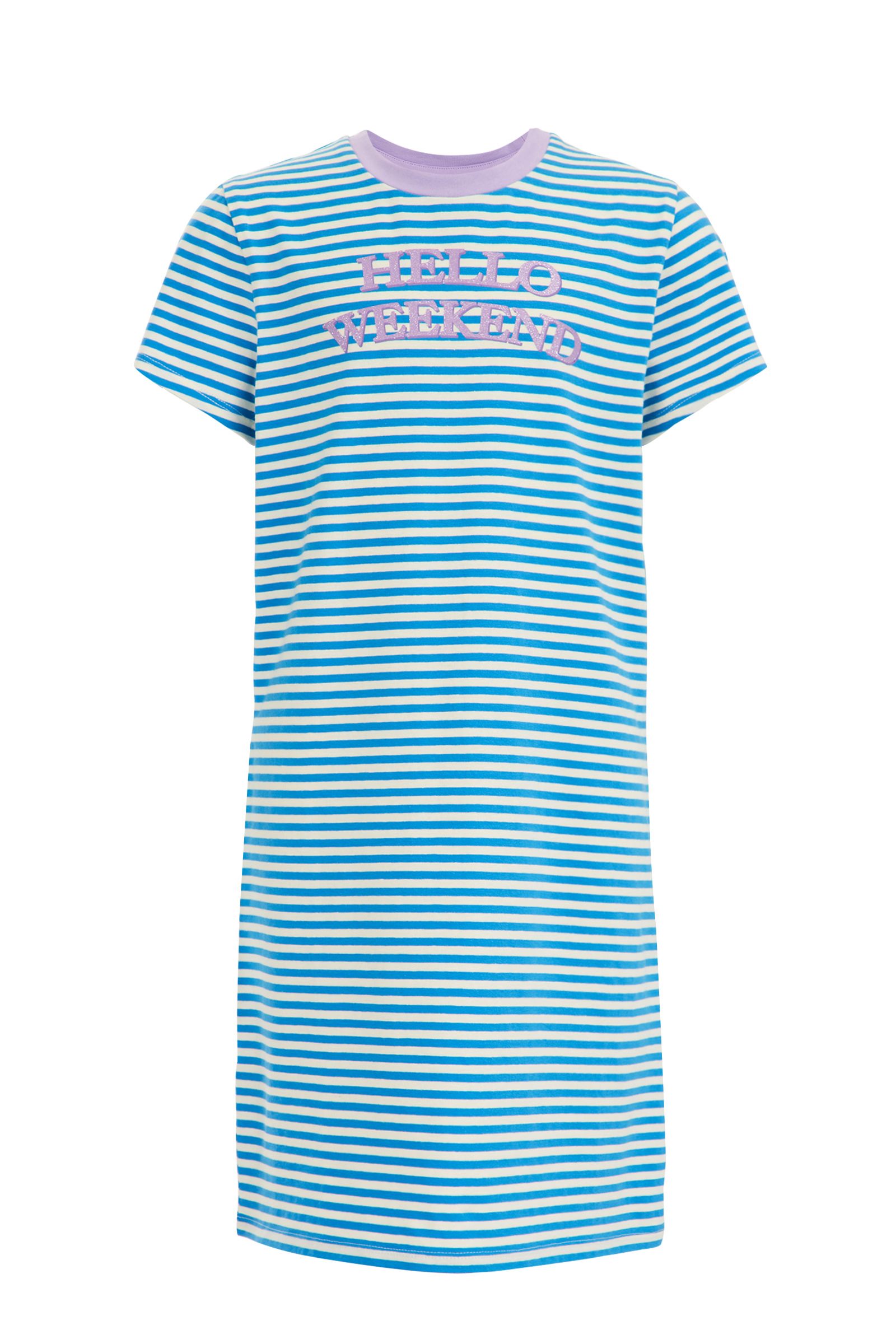 Meisjes nachthemd met dessin WE Fashion Blauw
