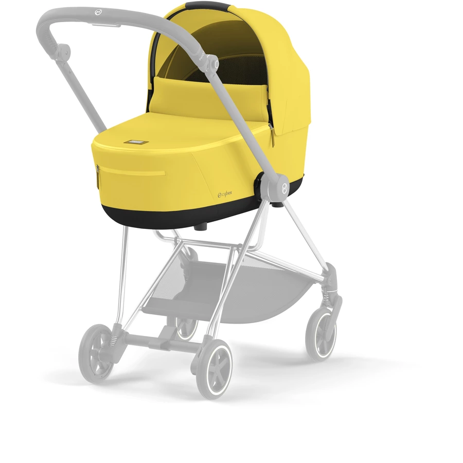 cybex PLATINUM Kombikinderwagen New Mios Chrome Black Mustard Yellow