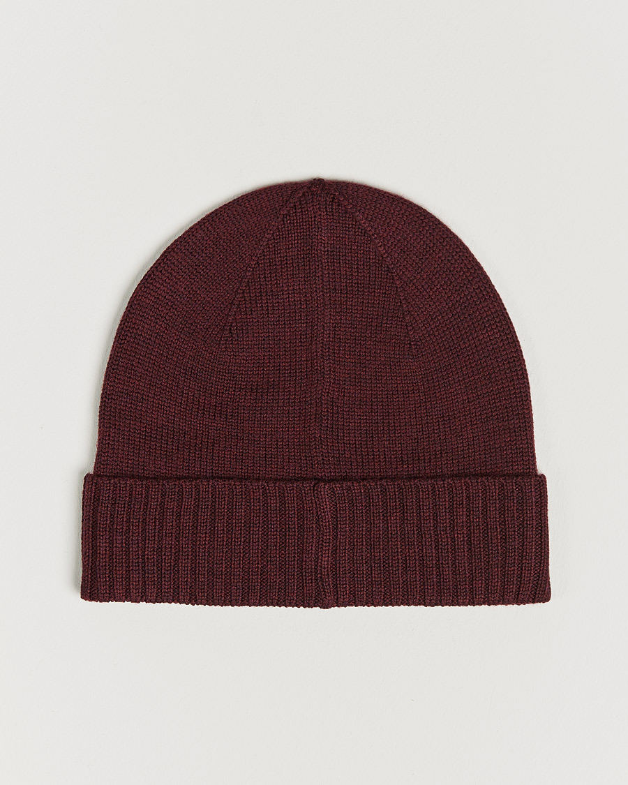 Polo Ralph Lauren Merino Beanie Aged Wine Heather