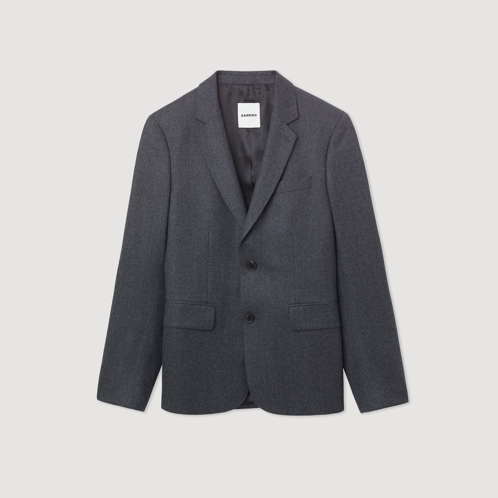 Veste de costume en flanelle