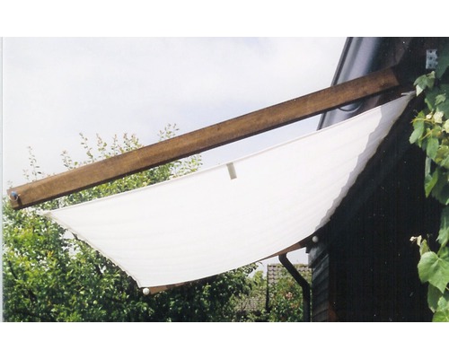 Polyester zeildoek, weerbestendig doek, wit, 146x300 cm