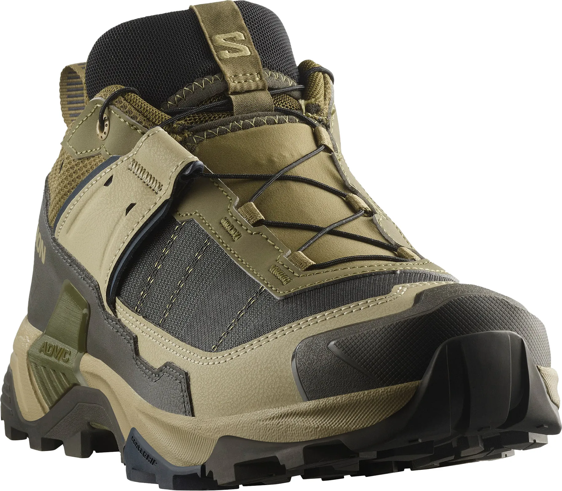 Salomon Men's X Ultra 5 GORE-TEX Martini Olive/gray Green/blue Night