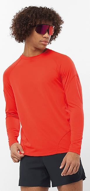 SALOMON - T-SHIRT ML CROSS RUN M