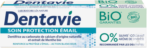 Dentavie Dentifrice Soin Protection Émail Bio Tube 75ml