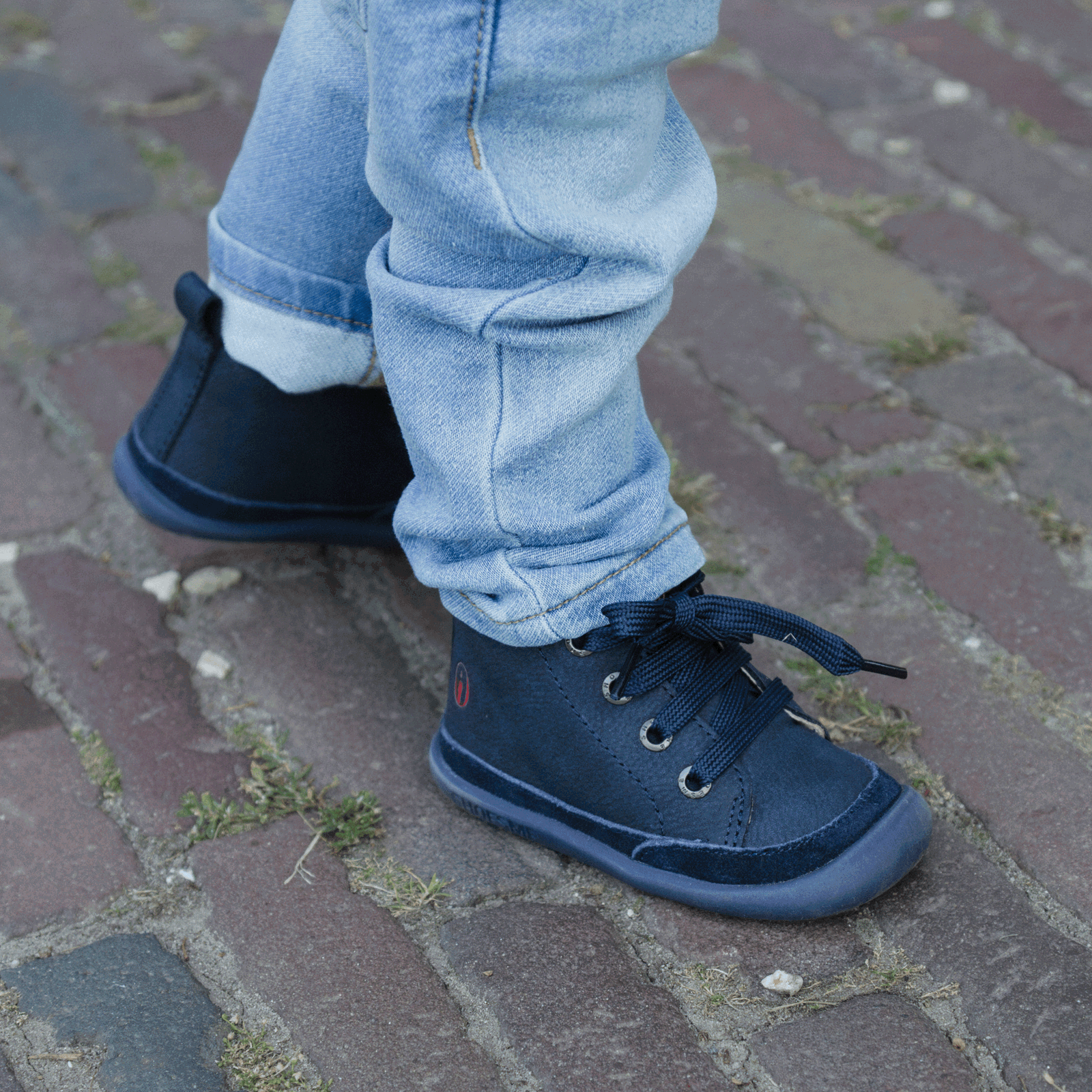 Shoesme donkerblauwe bootie Leer, Microleer | Sale