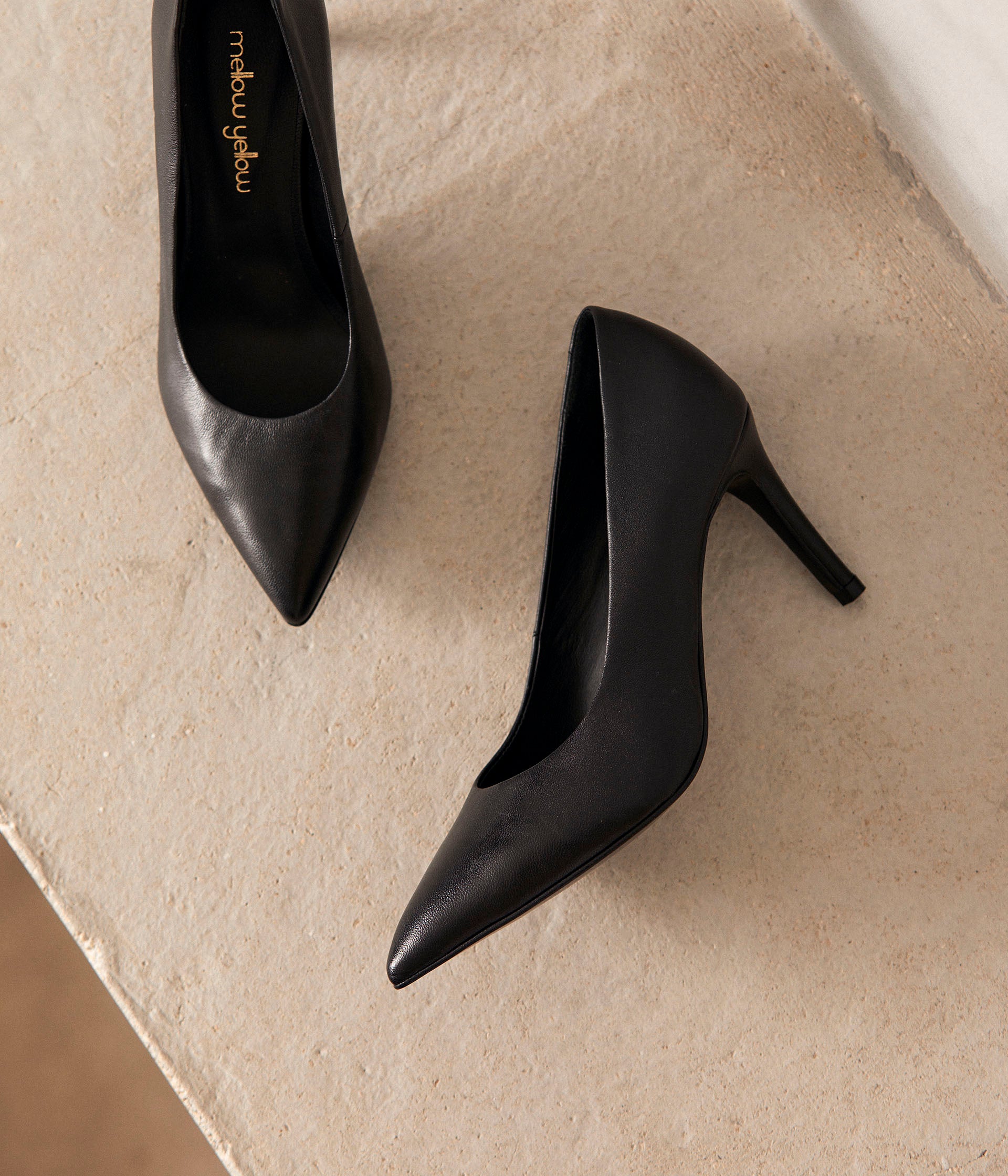 Escarpins talon noirs Caitlin