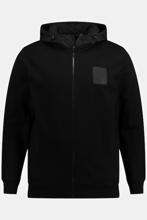 STHUGE Hoodiejacke, Sweat, Web-Kapuze, Rückenprint, bis 8 XL