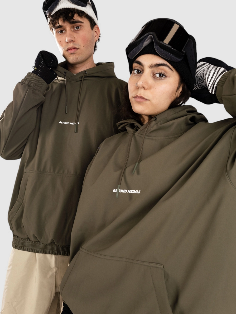 Beyond Medals Softshell Shred Hoodie green