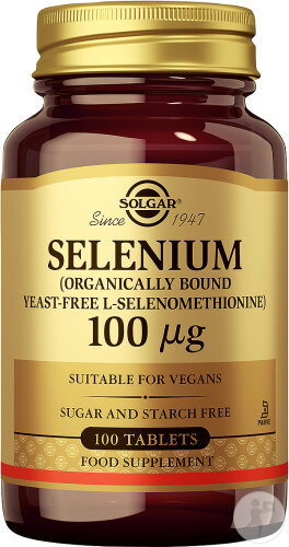 Solgar Selenium 100mcg 100 Comprimés