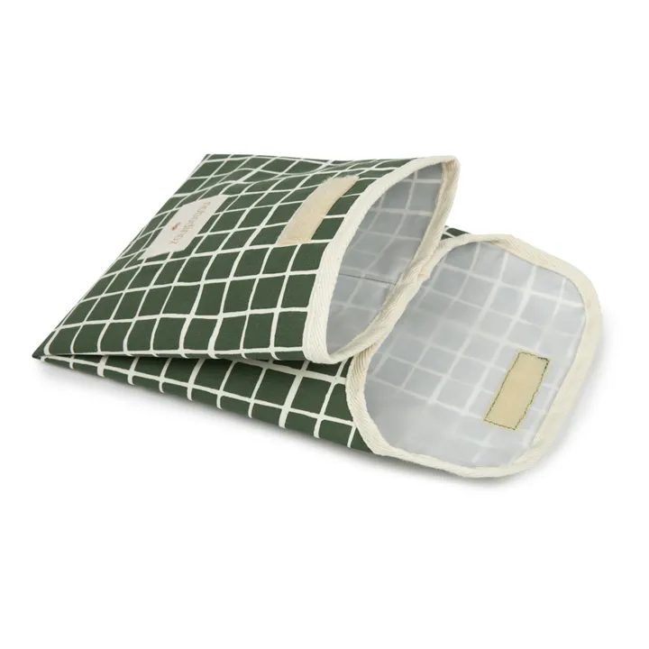 Nobodinoz Pochette à sandwich Sunshine | Vert