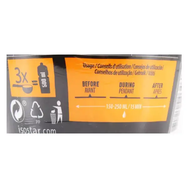 Isostar Hydrate & Perform Bebida Isotônica em Pó Sabor Laranja 400g