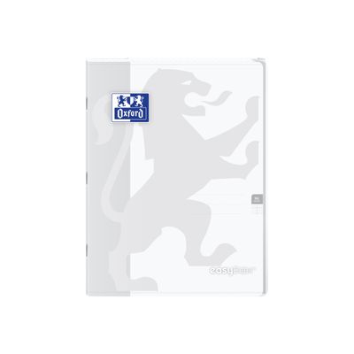 Oxford EasyBook - Cahier polypro 24 x 32 cm - 96 pages - grands carreaux (seyès) - transparent