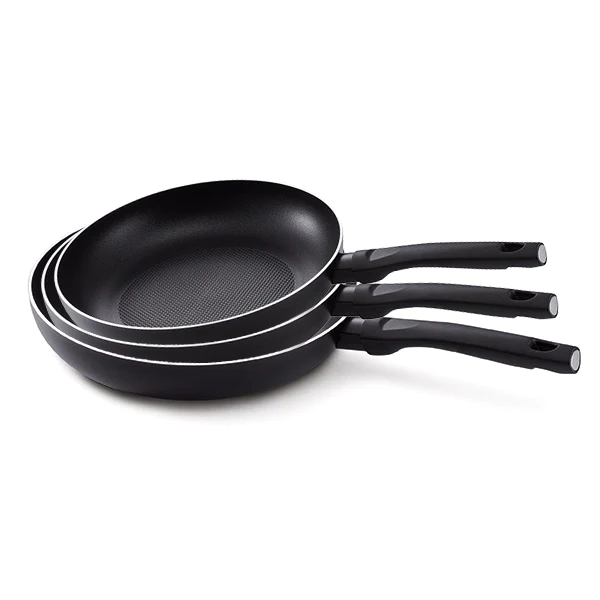 Set de 3 poêles à frire aluminium 20, 24, 28cm Salsa KitchenFun by Bek