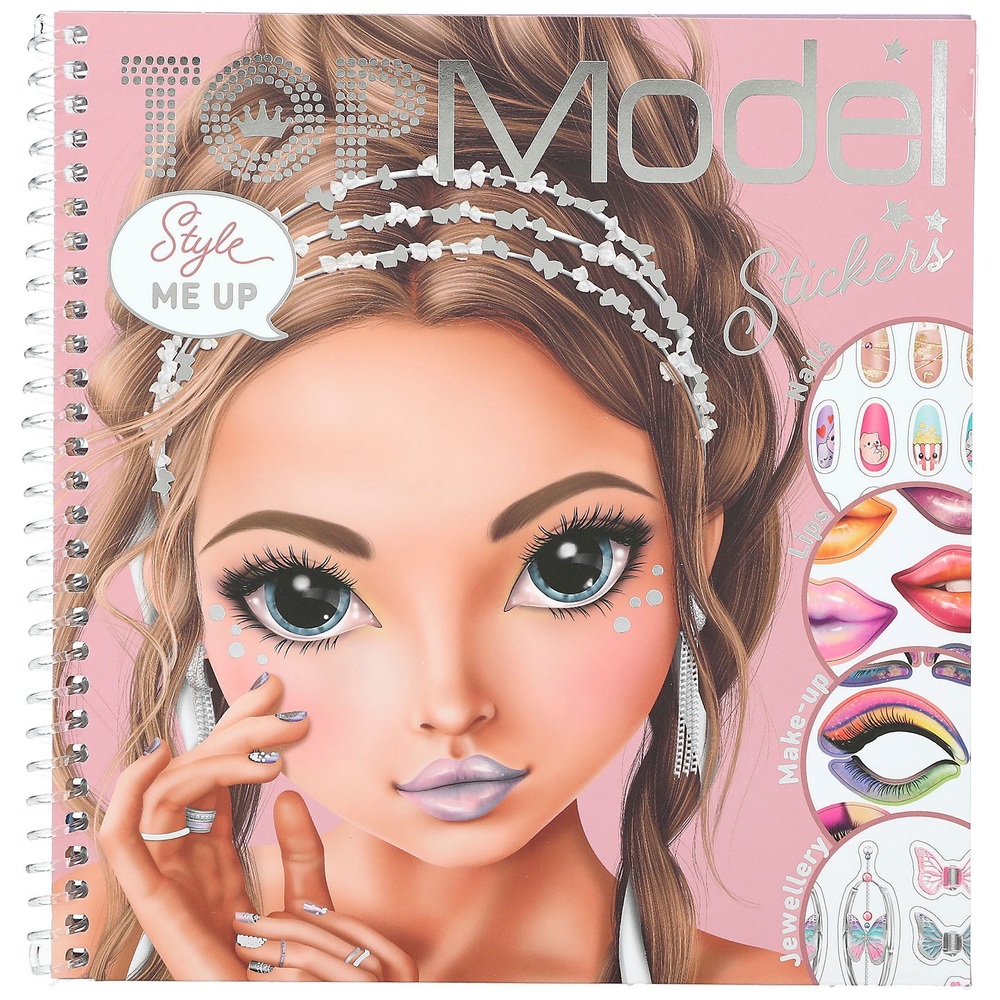 TOPModel Style Me Up Glitter Queen Stickerbuch
